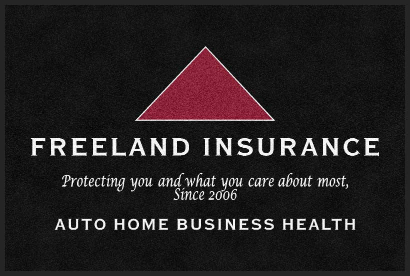 Freeland Insurance 4 X 6 Rubber Backed Carpeted HD - The Personalized Doormats Company