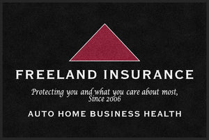 Freeland Insurance 4 X 6 Rubber Backed Carpeted HD - The Personalized Doormats Company