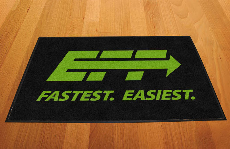 Express Funeral Funding 2 x 3 Rubber Backed Carpeted HD - The Personalized Doormats Company