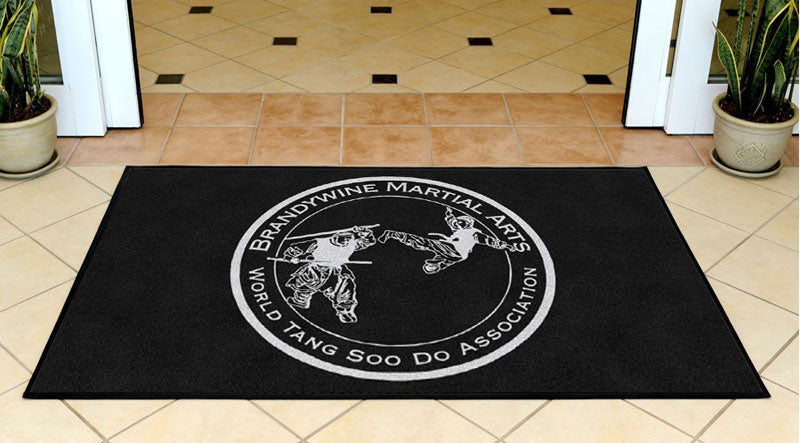 Brandywine Martial Arts 3 X 5 Rubber Backed Carpeted HD - The Personalized Doormats Company