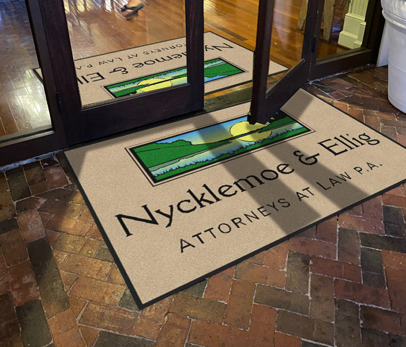 N&E Logo Rug