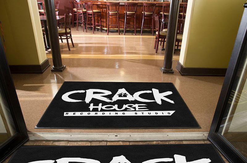 Crack House rug 4 X 6 Rubber Backed Carpeted HD - The Personalized Doormats Company