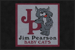 JP Front Entrance Rug 4 X 6 Rubber Backed Carpeted HD - The Personalized Doormats Company