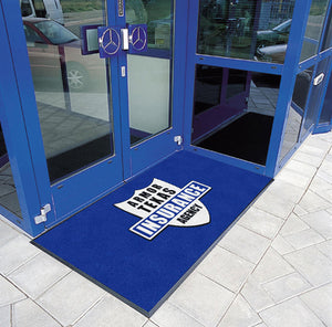 Armor Texas Insurance Agency 3 X 6 Rubber Backed Carpeted HD - The Personalized Doormats Company