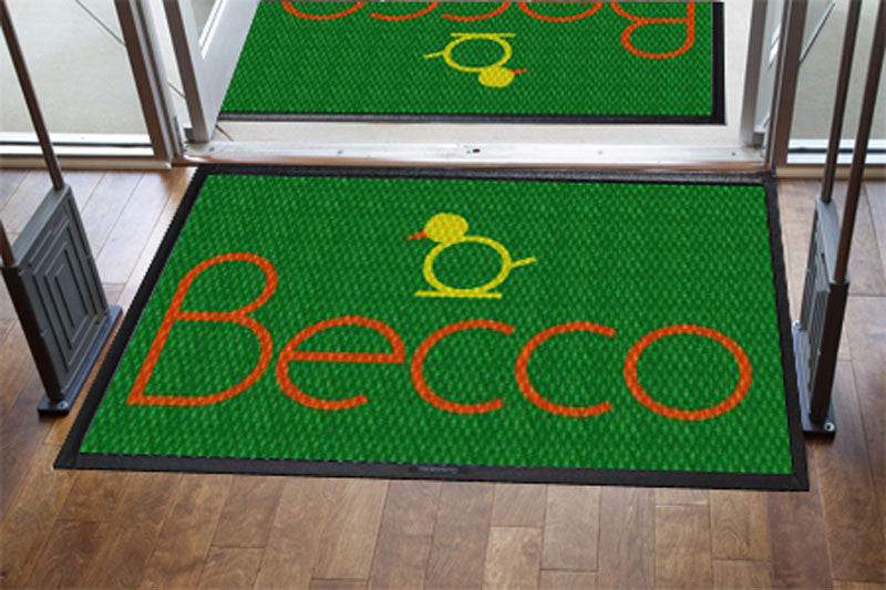 Becco Restaurant 4 x 6 Luxury Berber Inlay - The Personalized Doormats Company