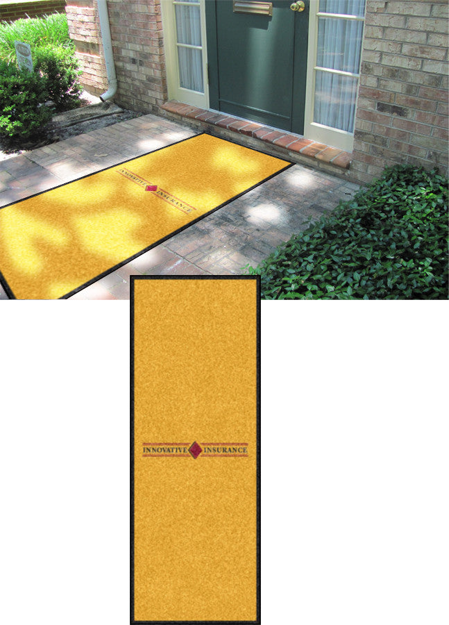 Innovative Insurance 3 X 8 Rubber Backed Carpeted HD - The Personalized Doormats Company