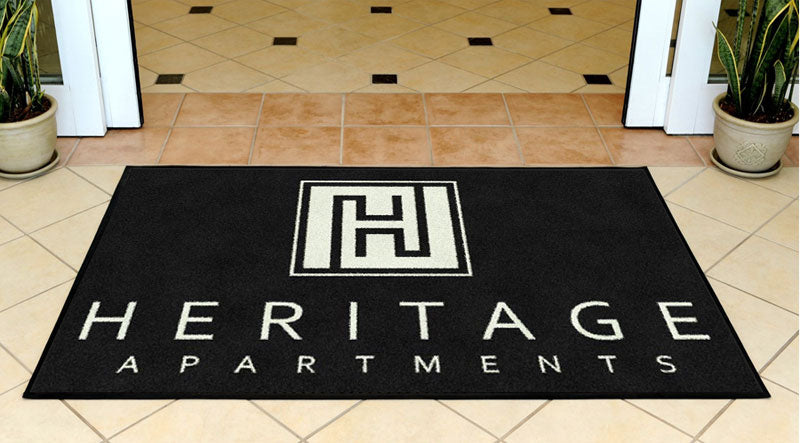 HAA indoor mat 3 x 5 Rubber Backed Carpeted - The Personalized Doormats Company