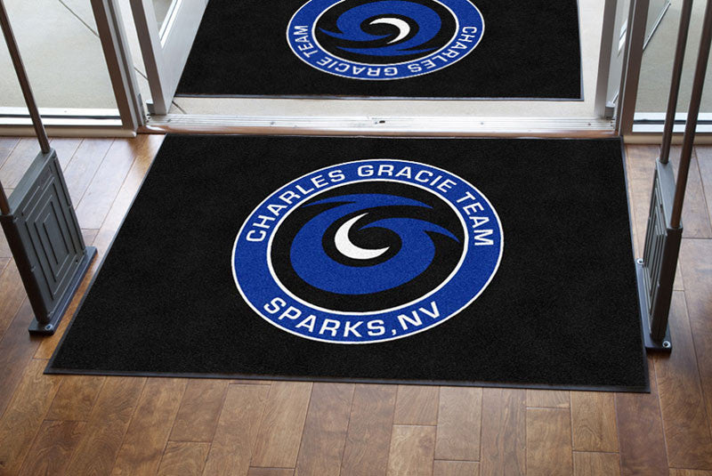 Evolution Martial Arts 4 X 6 Rubber Backed Carpeted HD - The Personalized Doormats Company