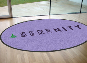 SERENITY Light & Dark Purple Oval