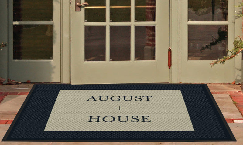 AUGUST + HOUSE 4 X 6 Rubber Scraper - The Personalized Doormats Company