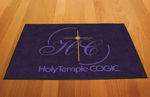 Holy Temple 2 X 3 Rubber Backed Carpeted HD - The Personalized Doormats Company