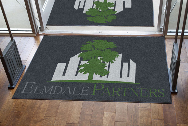 Elmdale Partners 4 X 6 Rubber Backed Carpeted HD - The Personalized Doormats Company