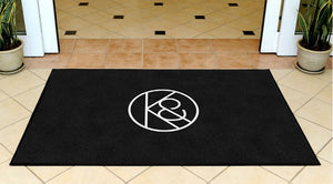 K&P mat 3 X 5 Rubber Backed Carpeted HD - The Personalized Doormats Company