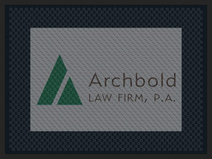 Archbold Law Firm 3 X 4 Rubber Scraper - The Personalized Doormats Company