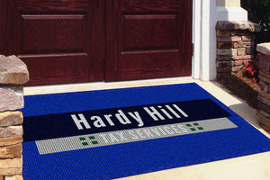 Hardy Hill Tax Service Store Front 4 x 6 Waterhog Impressions - The Personalized Doormats Company