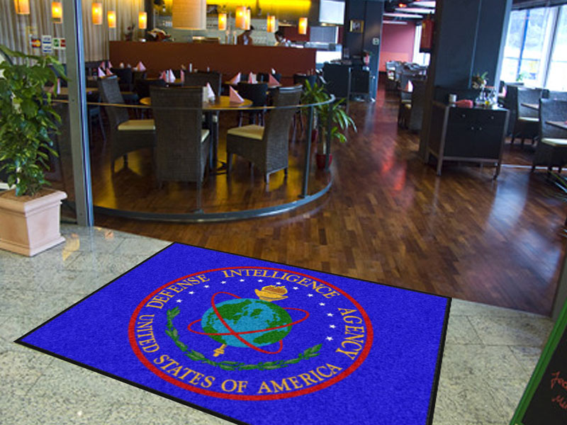 DIA Pentagon Hallway Rugs 6 X 8 Rubber Backed Carpeted - The Personalized Doormats Company