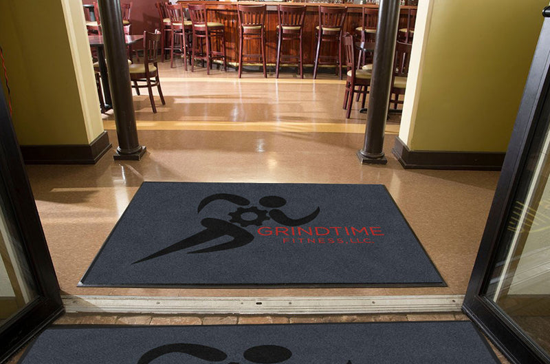 Grindtime 4 X 6 Rubber Backed Carpeted HD - The Personalized Doormats Company