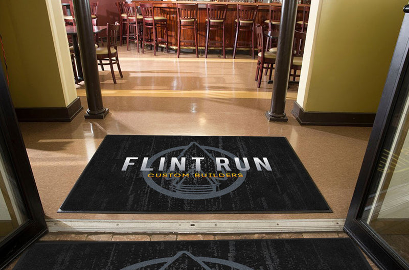 Flin Run Builders 4' x 6' Rubber Backed Carpeted HD - The Personalized Doormats Company