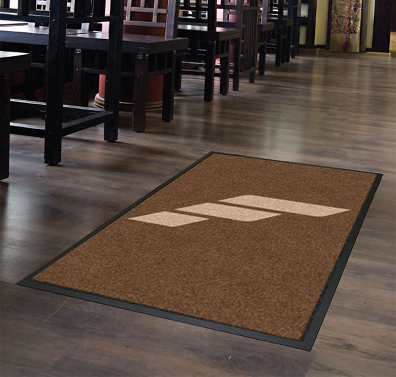 Fokke's Jet Floor Mat 4 X 6 Rubber Backed Carpeted HD - The Personalized Doormats Company