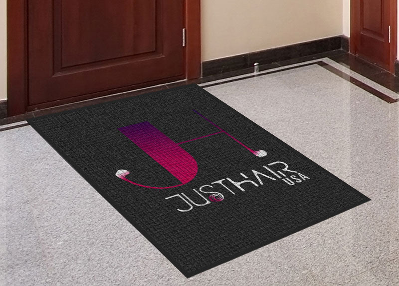 Just hair USA 3 x 4 Waterhog Impressions - The Personalized Doormats Company