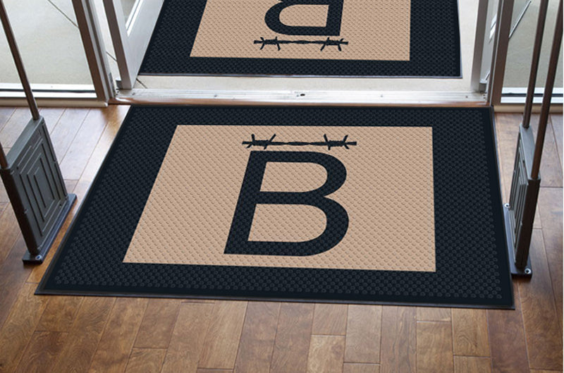Barb B  Ranch 4 X 6 Rubber Scraper - The Personalized Doormats Company