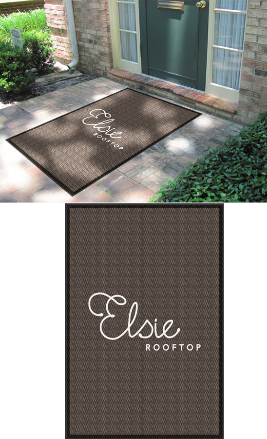 Elsie Elevator Carpet 4.33 X 6 Luxury Berber Inlay - The Personalized Doormats Company