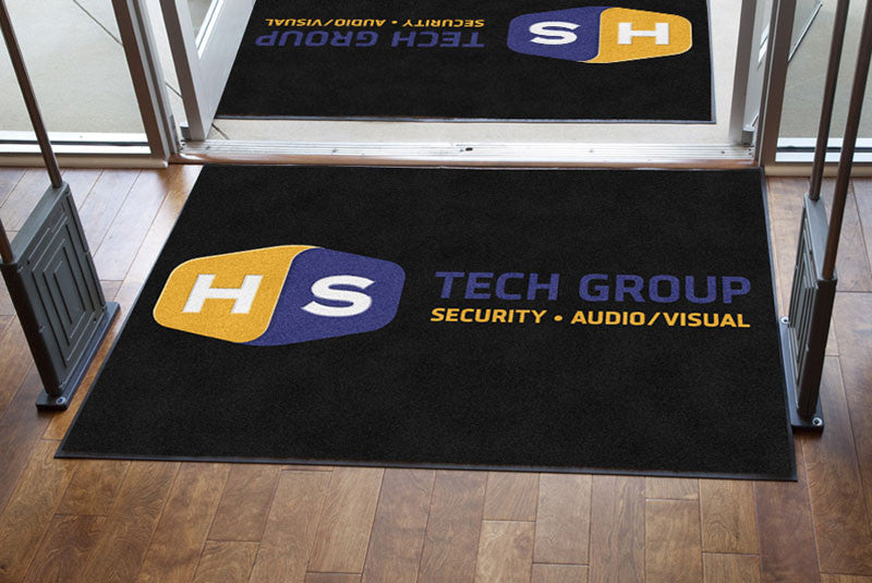 HS Tech group 2017 new Mat 4 X 6 Rubber Backed Carpeted HD - The Personalized Doormats Company