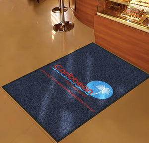 Carribean Tax 3 X 5 Rubber Backed Carpeted HD - The Personalized Doormats Company