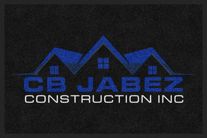 CB Jabex Construction,Inc 2 X 3 Rubber Backed Carpeted HD - The Personalized Doormats Company