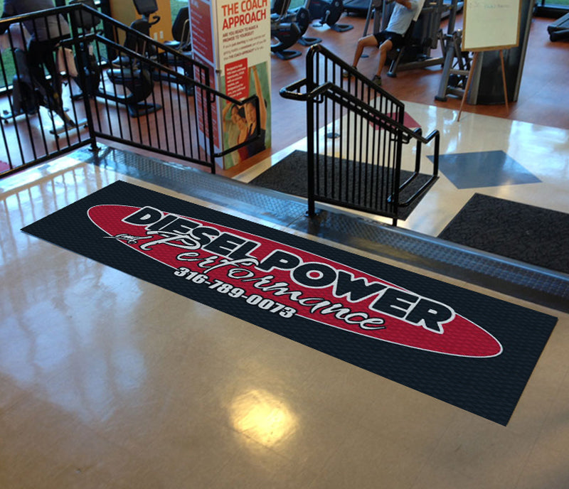 Diesel Power & Performance 3 x 10 Floor Impression - The Personalized Doormats Company
