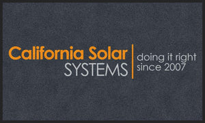 California Solar Systems 3 X 5 Rubber Backed Carpeted HD - The Personalized Doormats Company