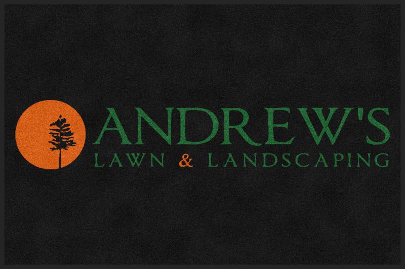 Andrew's Lawn Mat 4 X 6 Rubber Backed Carpeted HD - The Personalized Doormats Company