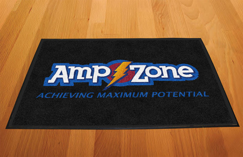 AMP Zone 2 X 3 Rubber Backed Carpeted HD - The Personalized Doormats Company
