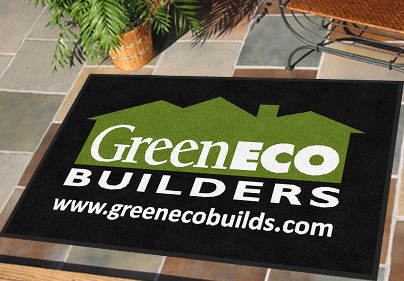 Greeneco Builders 2 X 3 Rubber Backed Carpeted HD - The Personalized Doormats Company