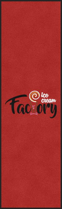 Ice Cream Factory 3 X 10 Rubber Backed Carpeted HD - The Personalized Doormats Company