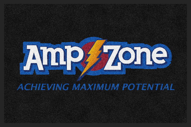 AMP Zone 2 X 3 Rubber Backed Carpeted HD - The Personalized Doormats Company