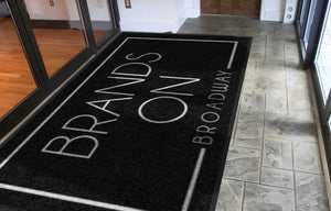 Brands on Broadway 6 X 10 Rubber Backed Carpeted HD - The Personalized Doormats Company