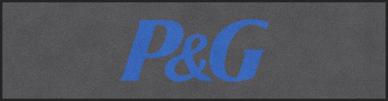 P&G Logo 33"X126"