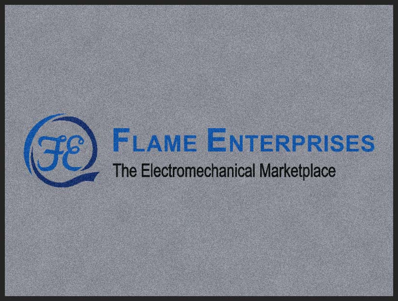 Flame Enterprises 3 x 4 Rubber Backed Carpeted HD - The Personalized Doormats Company