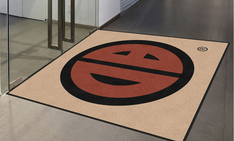 Curtis Dorian 6 X 6 Rubber Backed Carpeted HD - The Personalized Doormats Company