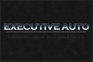 Executive Auto 4 X 6 Rubber Backed Carpeted HD - The Personalized Doormats Company