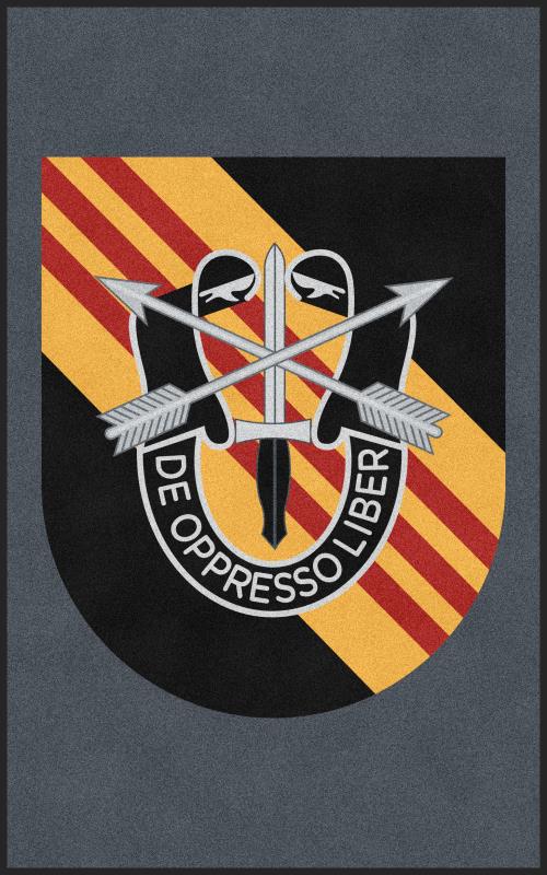 5th GRP oppresso stripe 5 X 8 Rubber Backed Carpeted HD - The Personalized Doormats Company