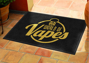 World of Vapes §-2 X 3 Rubber Backed Carpeted HD-The Personalized Doormats Company
