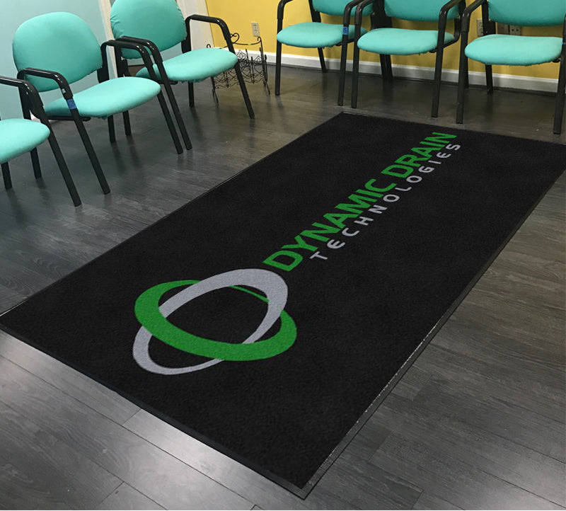 Dynamic Drain 5 X 8 Rubber Backed Carpeted HD - The Personalized Doormats Company