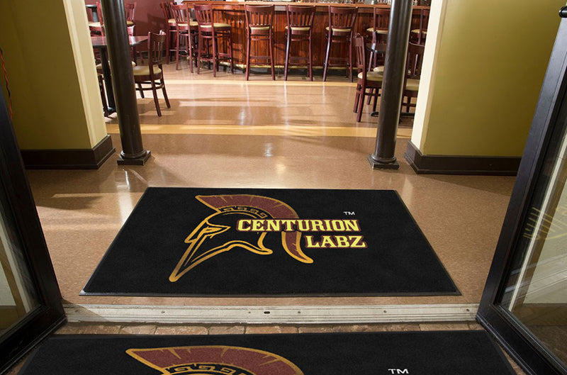 Centurion Labz 4 X 6 Rubber Backed Carpeted HD - The Personalized Doormats Company
