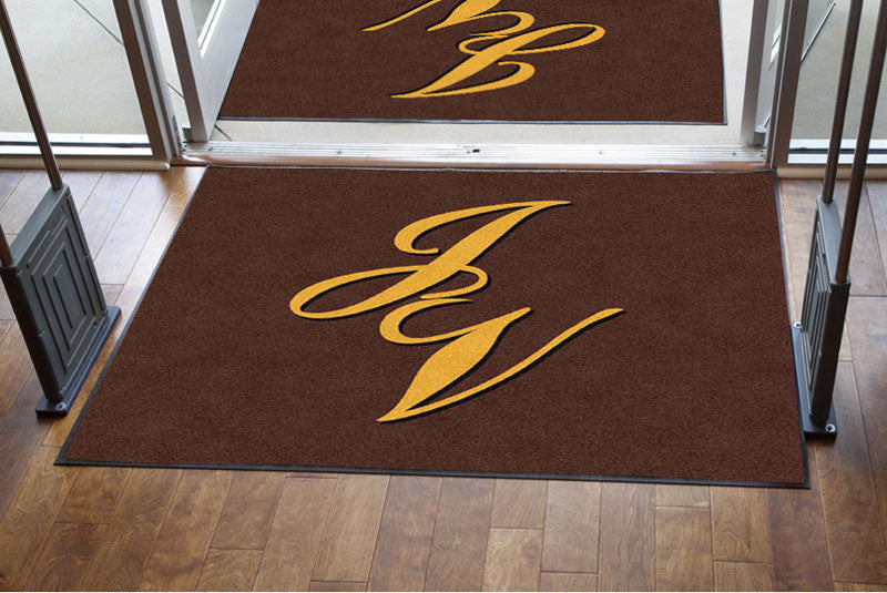 JACKSON VIEWS 4.42 X 4.75 Rubber Backed Carpeted HD - The Personalized Doormats Company