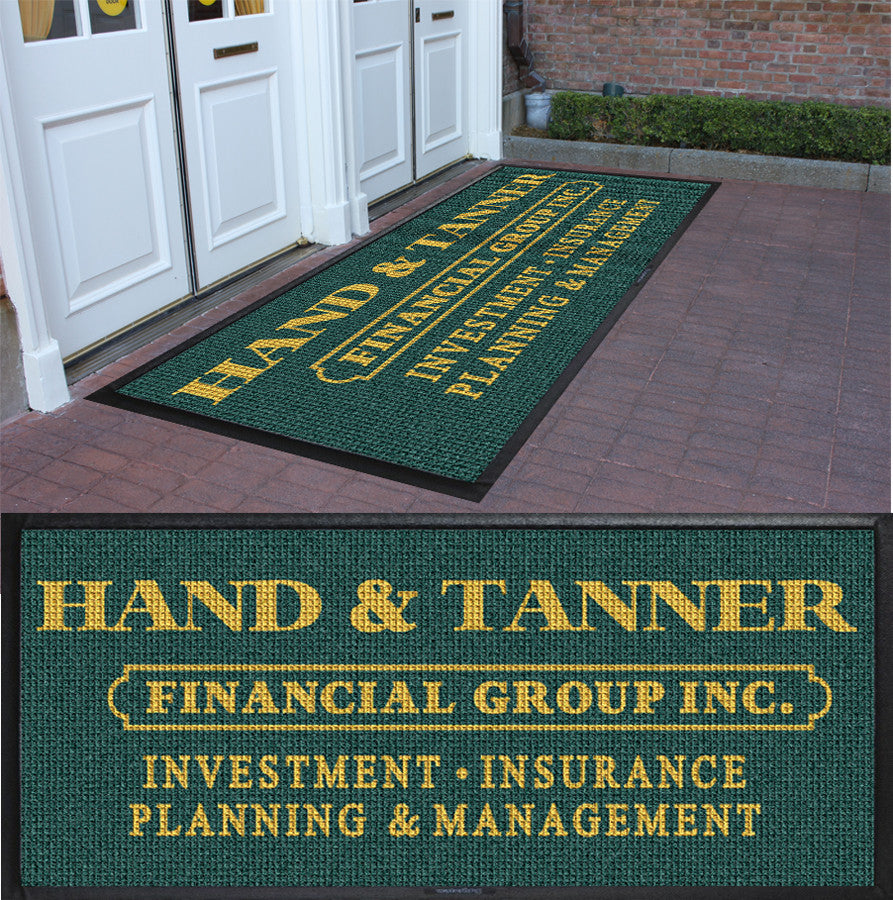 HAND AND TANNER FINANCIAL GROUP 4 X 10 Waterhog Inlay - The Personalized Doormats Company