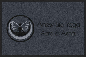Anew Life Yoga 2 X 3 Rubber Backed Carpeted HD - The Personalized Doormats Company