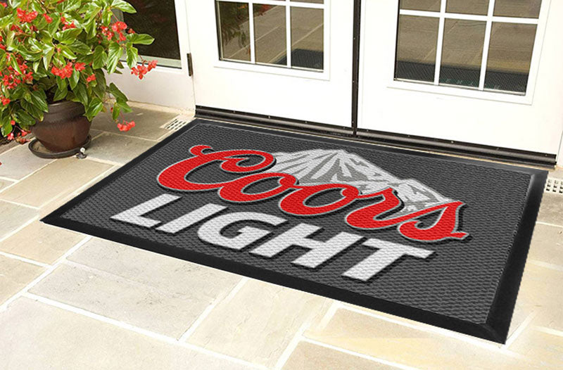 Coors Light 4 X 6 Luxury Berber Inlay - The Personalized Doormats Company