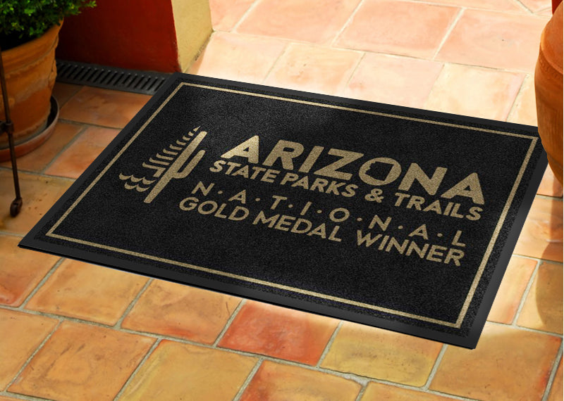 ASPT - Gold Medal Rug 2 X 3 Rubber Backed Carpeted HD - The Personalized Doormats Company